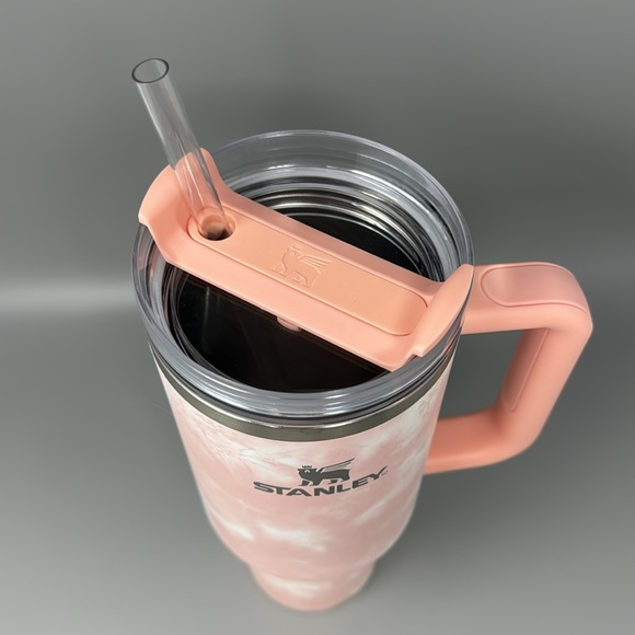 Stanley Flowstate Quencher 40oz Peach Tie Dye NEW - Picture 2 of 4